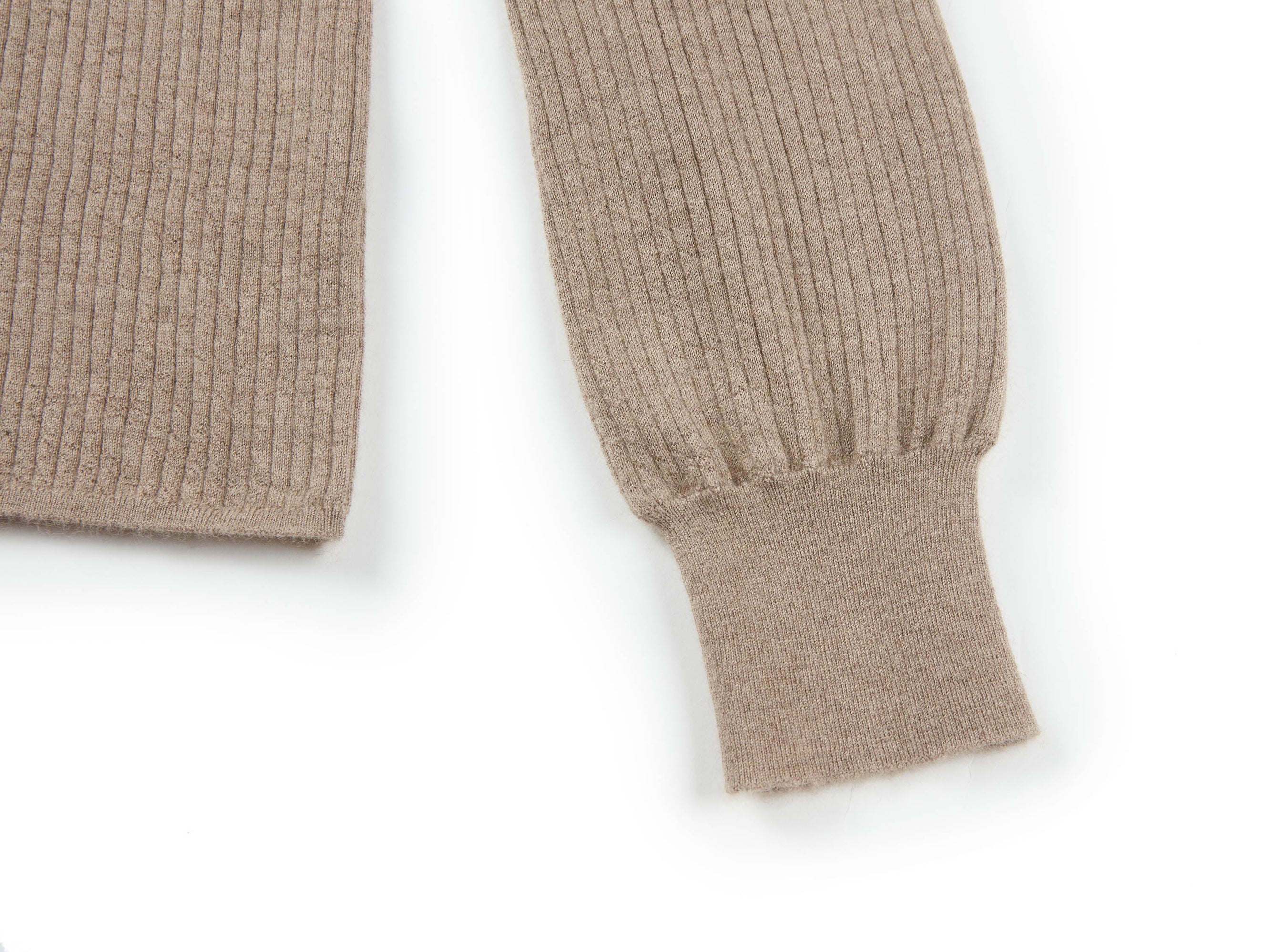 Cashmere Knit Top | Camel