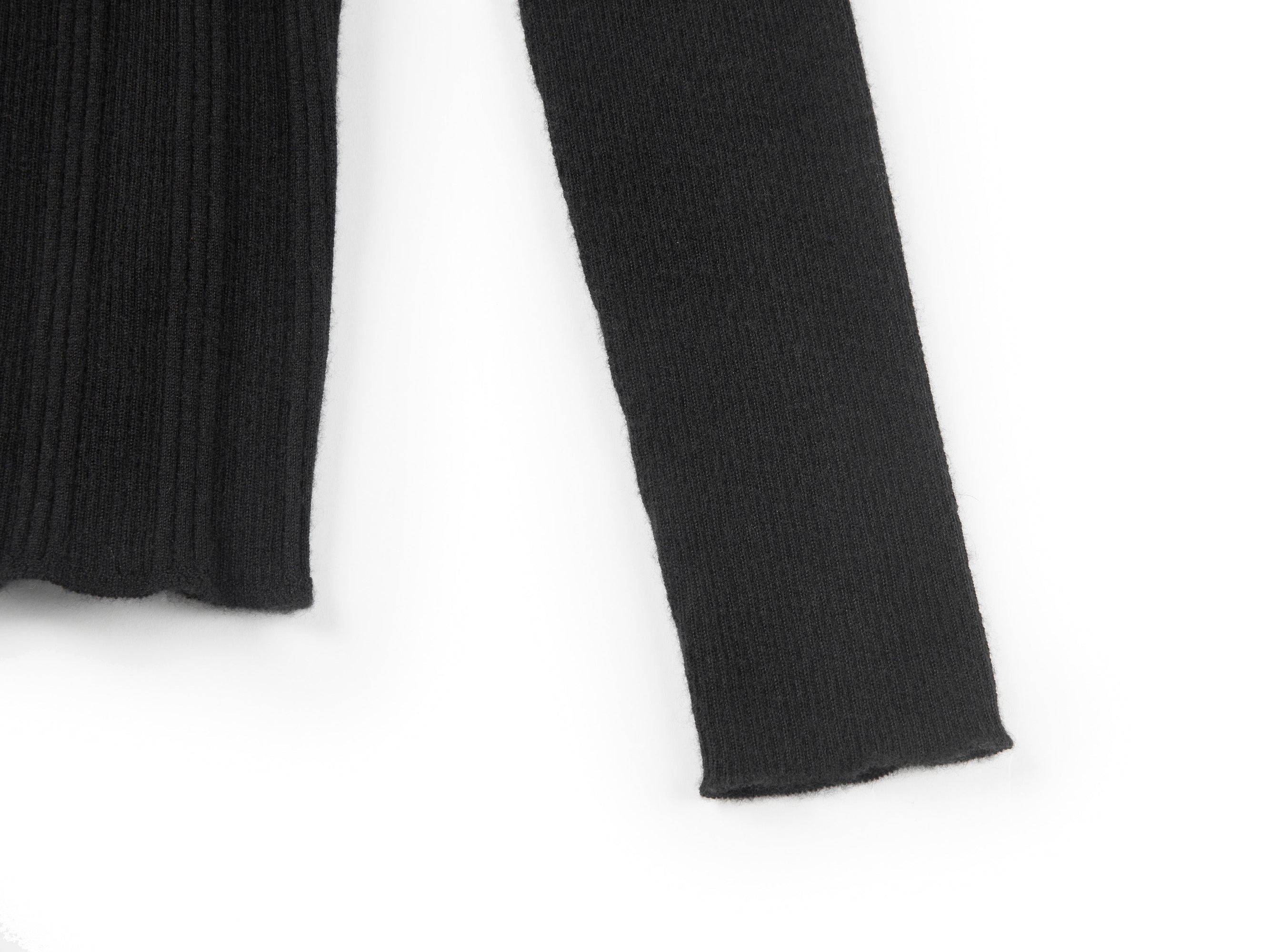 Long Sleeve Knit Top | Black