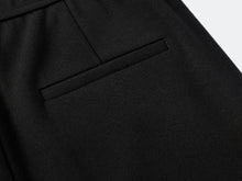 High-Waisted Bootcut Pants | Black