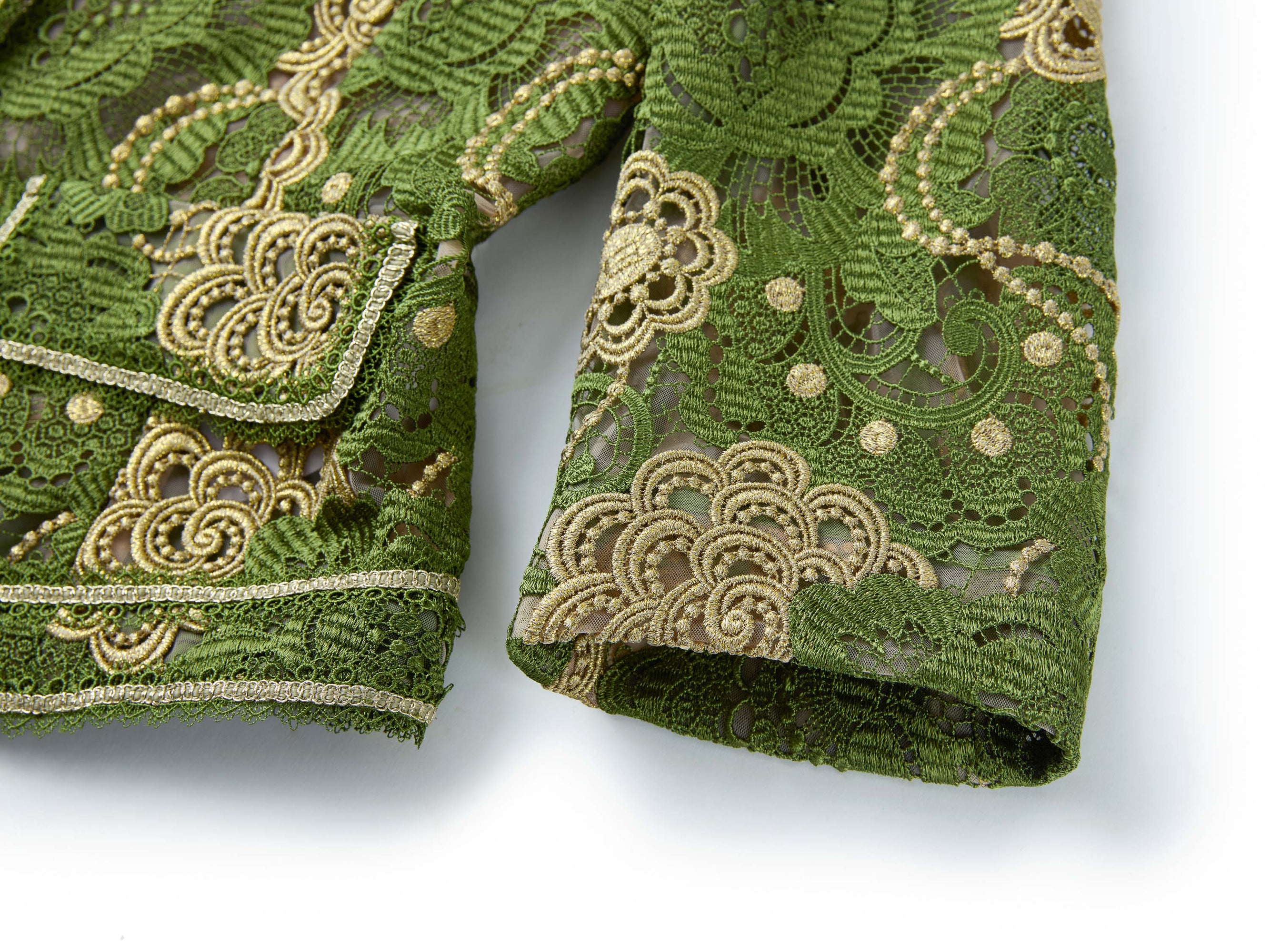 Floral Pattern Jacket | Green