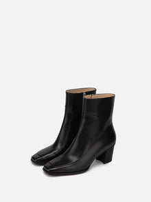 Square Toe Boots | Black