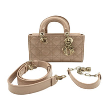 Dior | Pre-Owned Small Patent Cannage Lady D-Joy | Brown/Beige