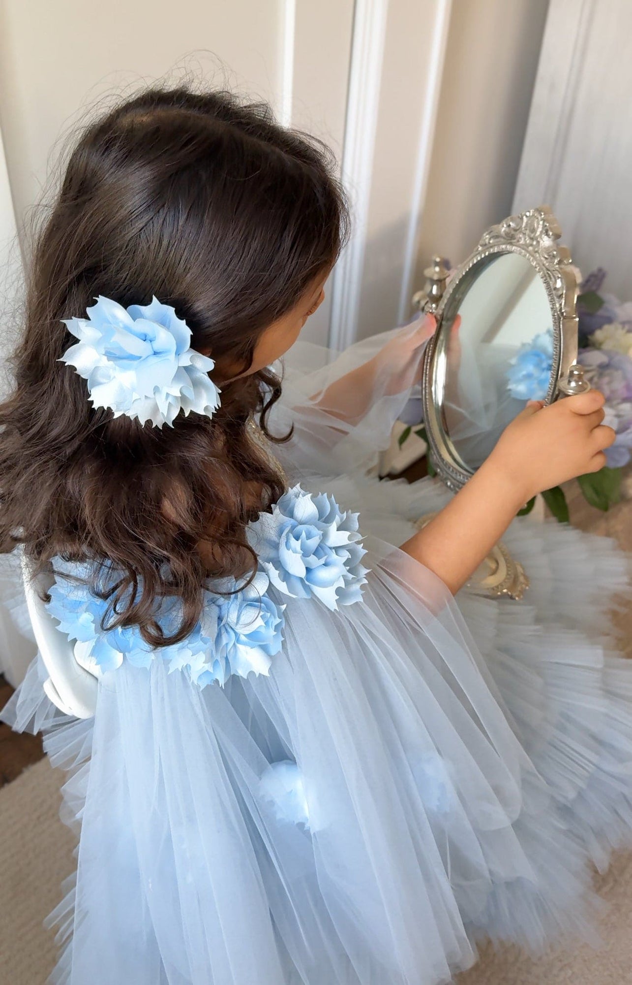 Alaska Baby Blue Tulle Dress | Blue