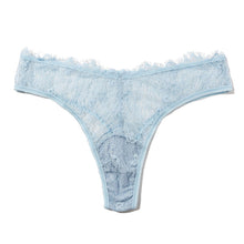 Sheer Seduction Natural Rise Thong | Touch The Sky (Blue)