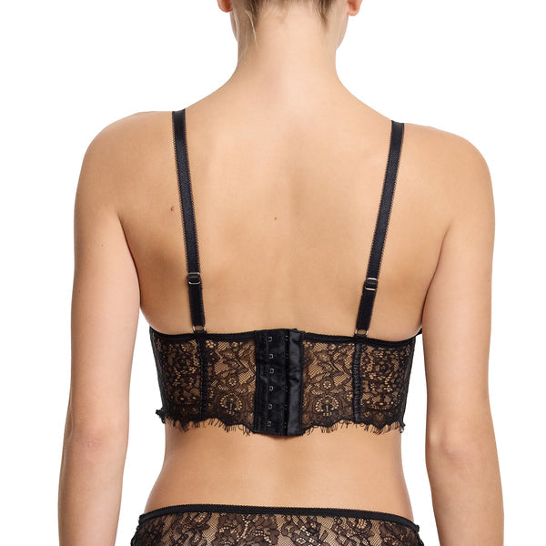 Sheer Seduction Corset | Black