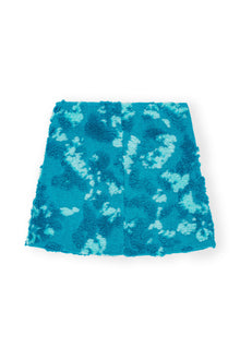 3D Jacquard Skirt | Algiers Blue