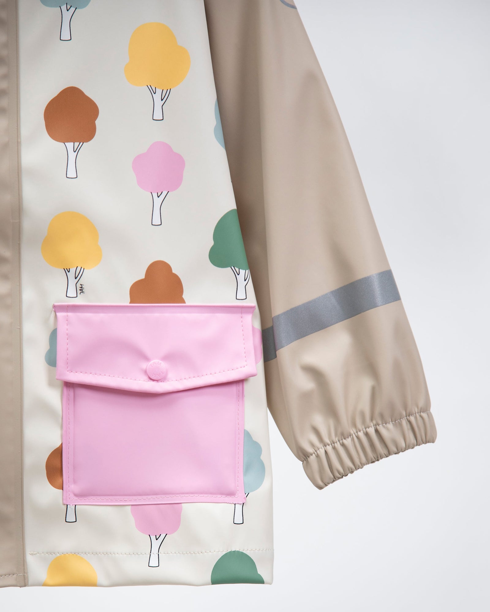 Rain Jacket | Rainy Trees Beige
