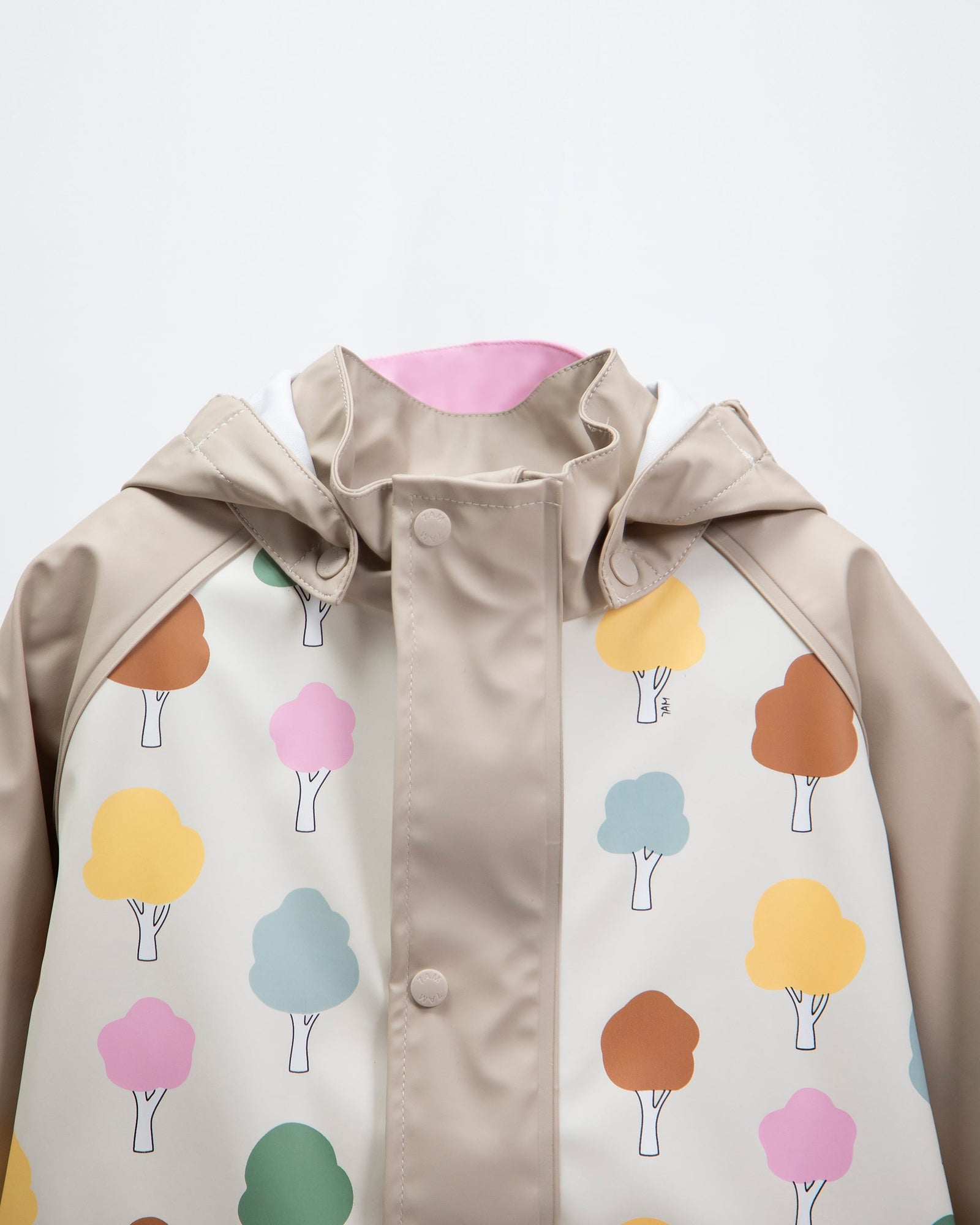 Rain Jacket | Rainy Trees Beige