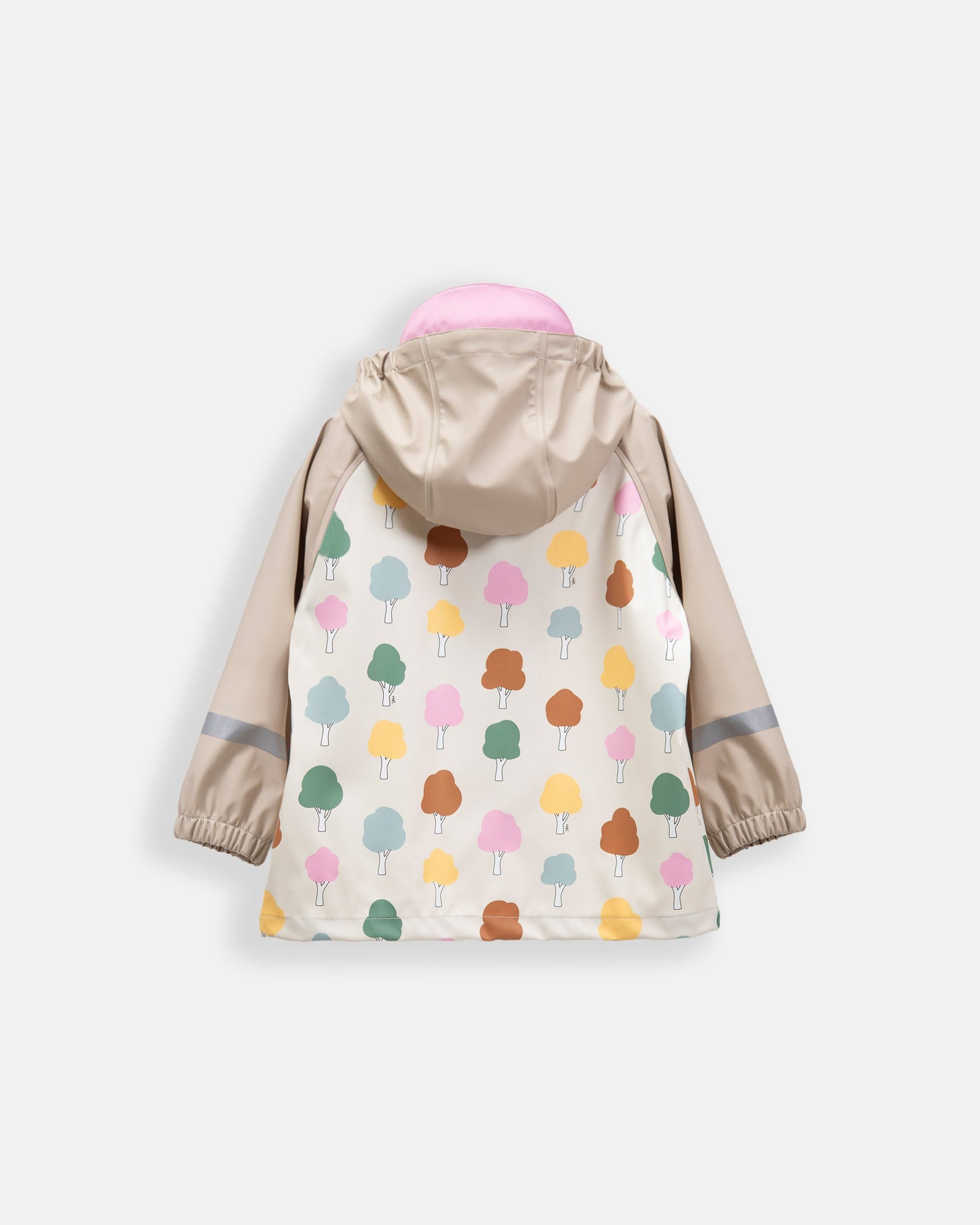 Rain Jacket | Rainy Trees Beige