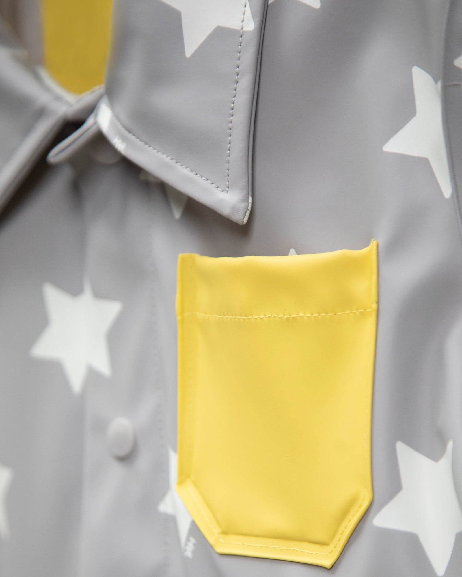 Rain Worker Jacket | Rainy Stars Yellow