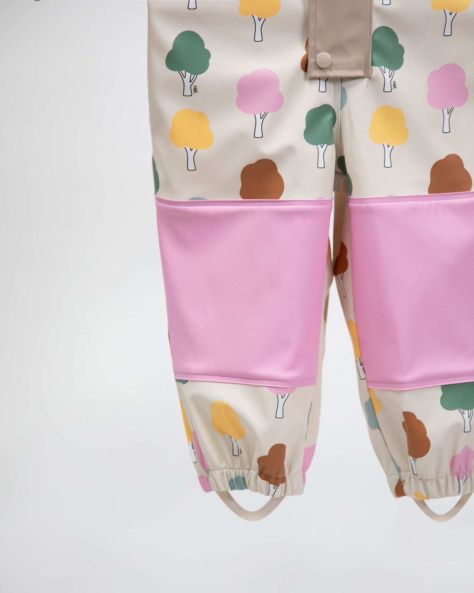 Rain Coverall | Rainy Trees Beige