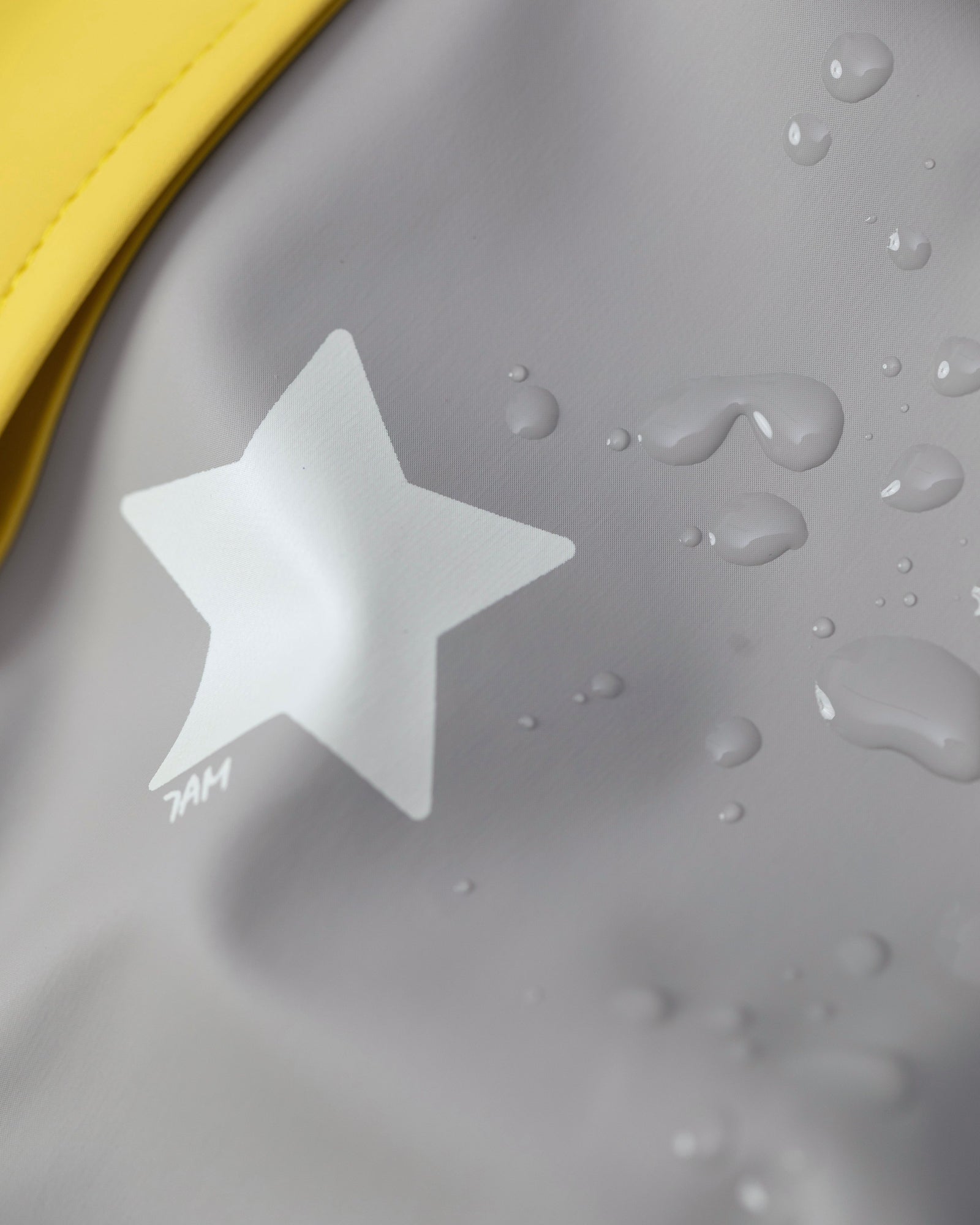 Rain Suspender Pants | Rainy Stars Yellow