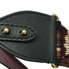 Dior | Pre-Owned Embroidered Canvas Bohemian Fringe Strap | Brown