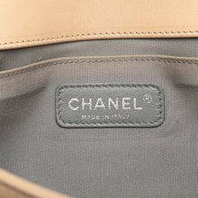 Chanel | Pre-Owned Old Medium Aged Calfskin Double Stitch Boy Flap | Brown/Beige