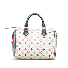 Louis Vuitton Pre-Owned Monogram Game On Speedy Bandouliere 25 | Women | White x Multi