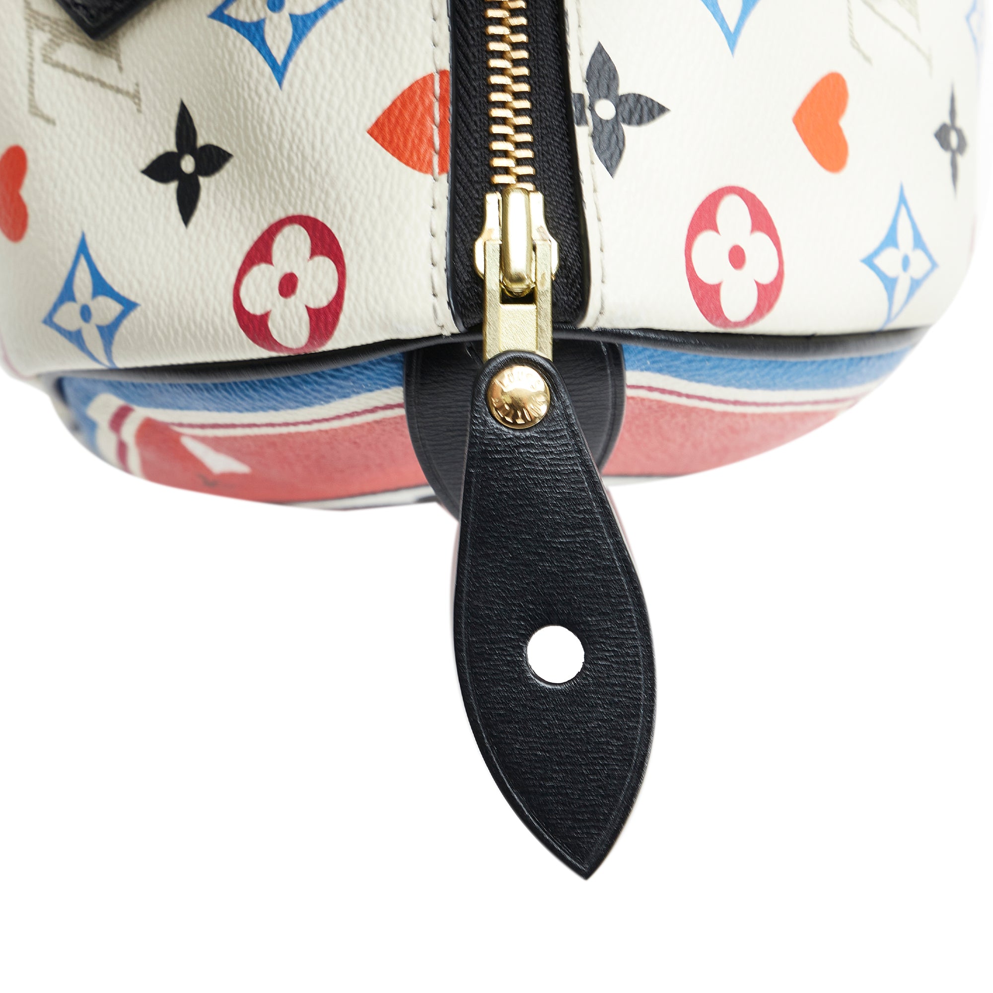 Louis Vuitton Pre-Owned Monogram Game On Speedy Bandouliere 25 | Women | White x Multi