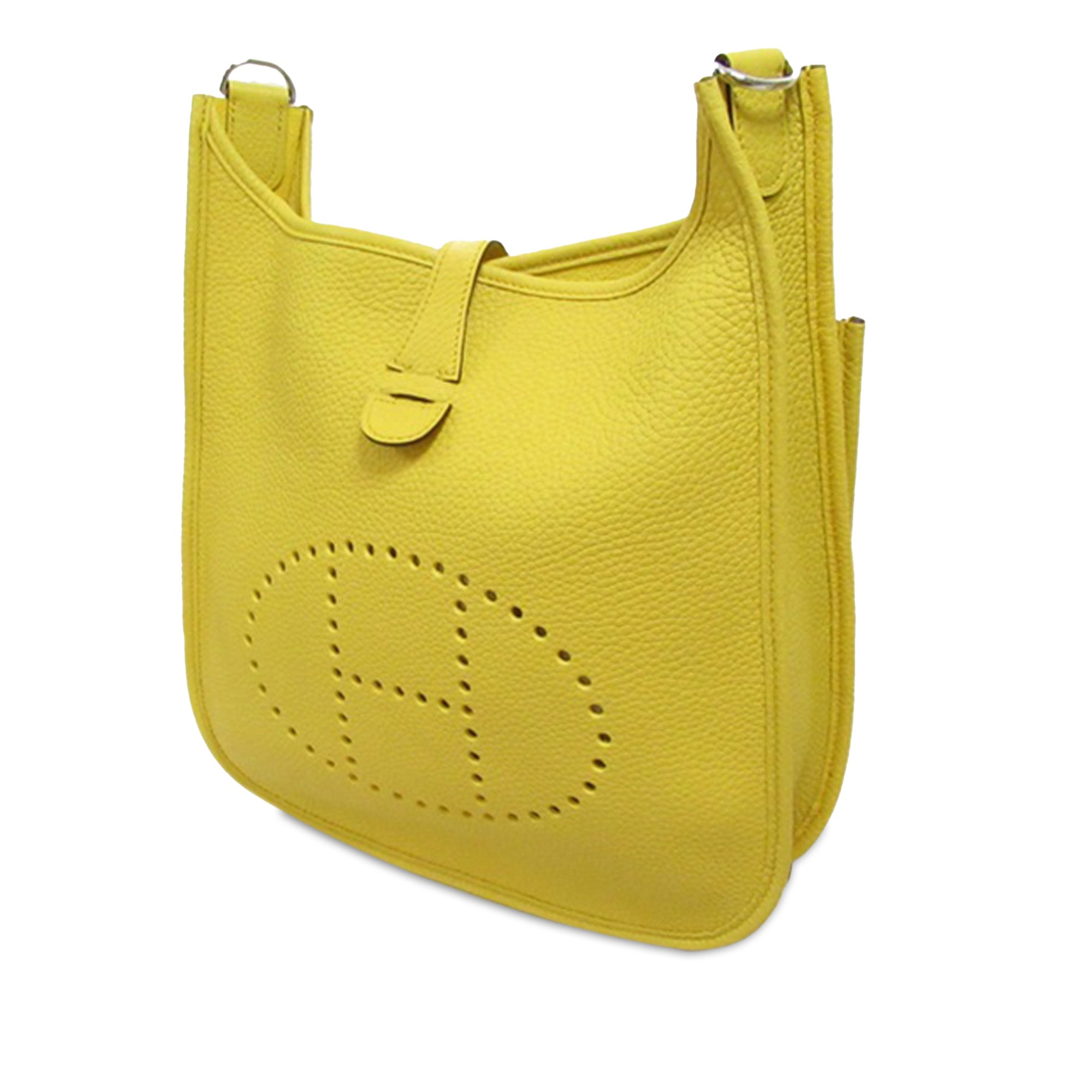 Hermes | Pre-Owned Clemence Evelyne III PM | Yellow/Mustard