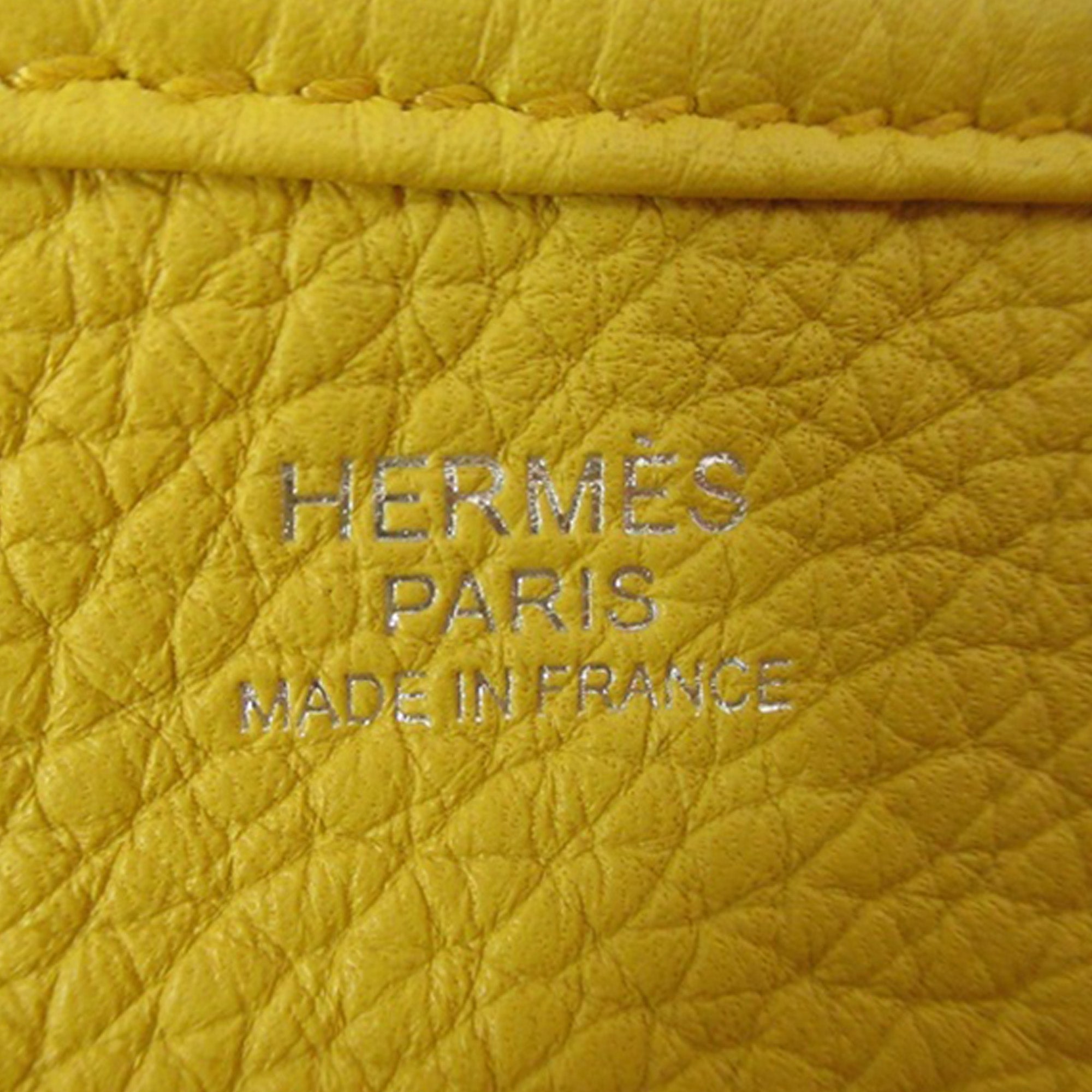 Hermes | Pre-Owned Clemence Evelyne III PM | Yellow/Mustard