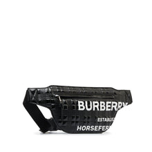 Burberry | Pre-Owned Quilted Horseferry Print Belt Bag | Black