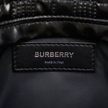 Burberry | Pre-Owned Quilted Horseferry Print Belt Bag | Black