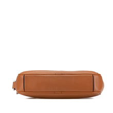 Loewe | Pre-Owned Leather Puzzle Clutch | Brown
