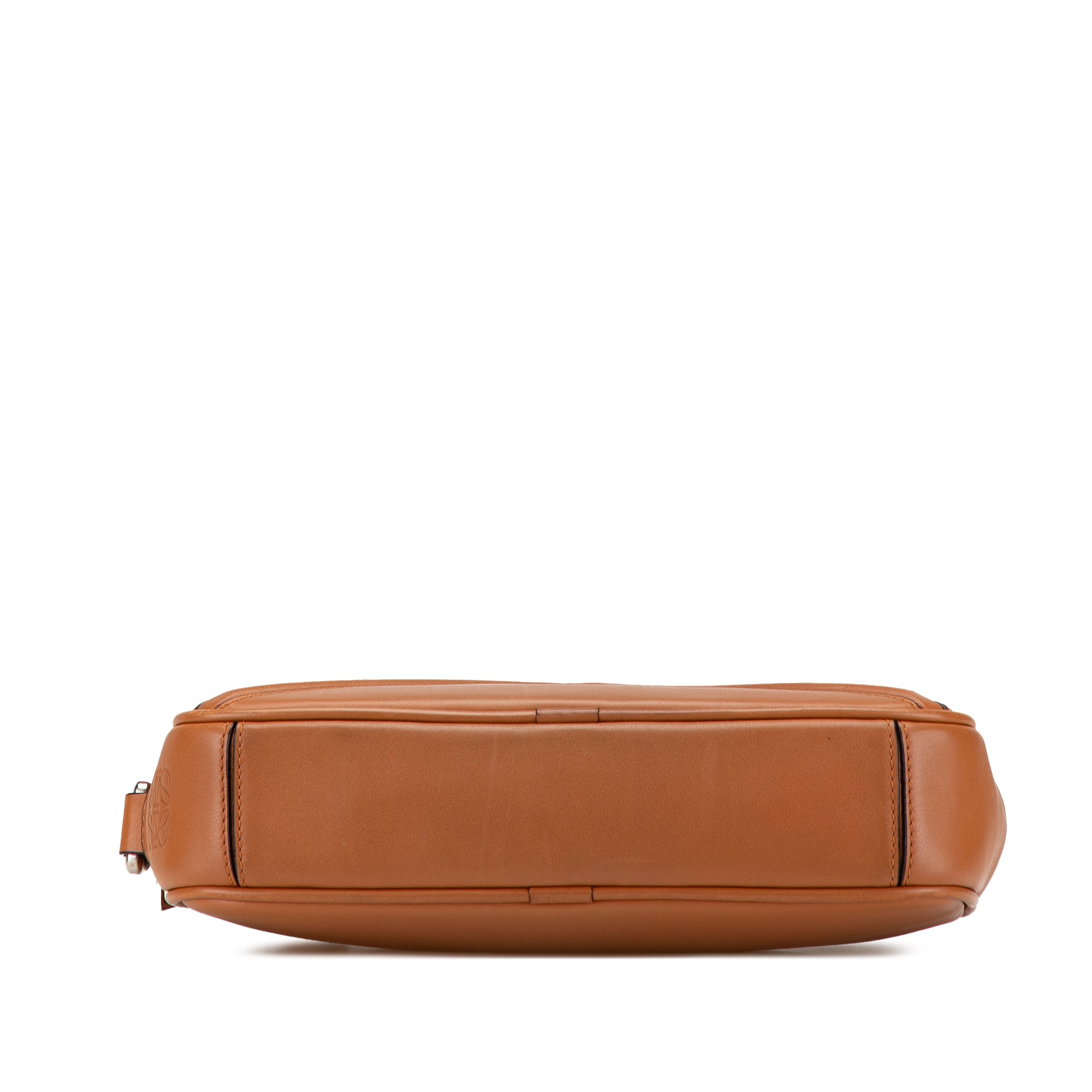 Loewe | Pre-Owned Leather Puzzle Clutch | Brown