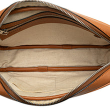 Loewe | Pre-Owned Leather Puzzle Clutch | Brown