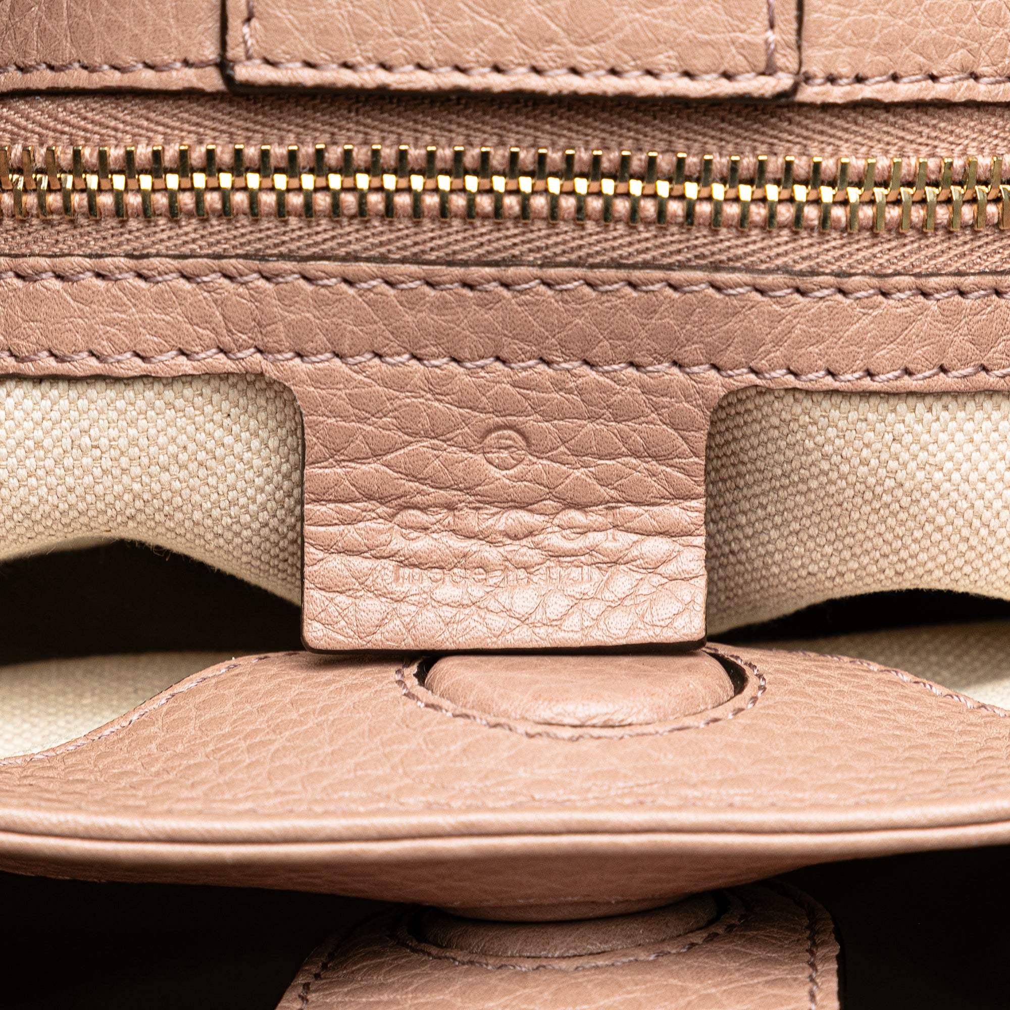 Gucci | Pre-Owned Small Calfskin Bamboo Shopper Satchel | Pink