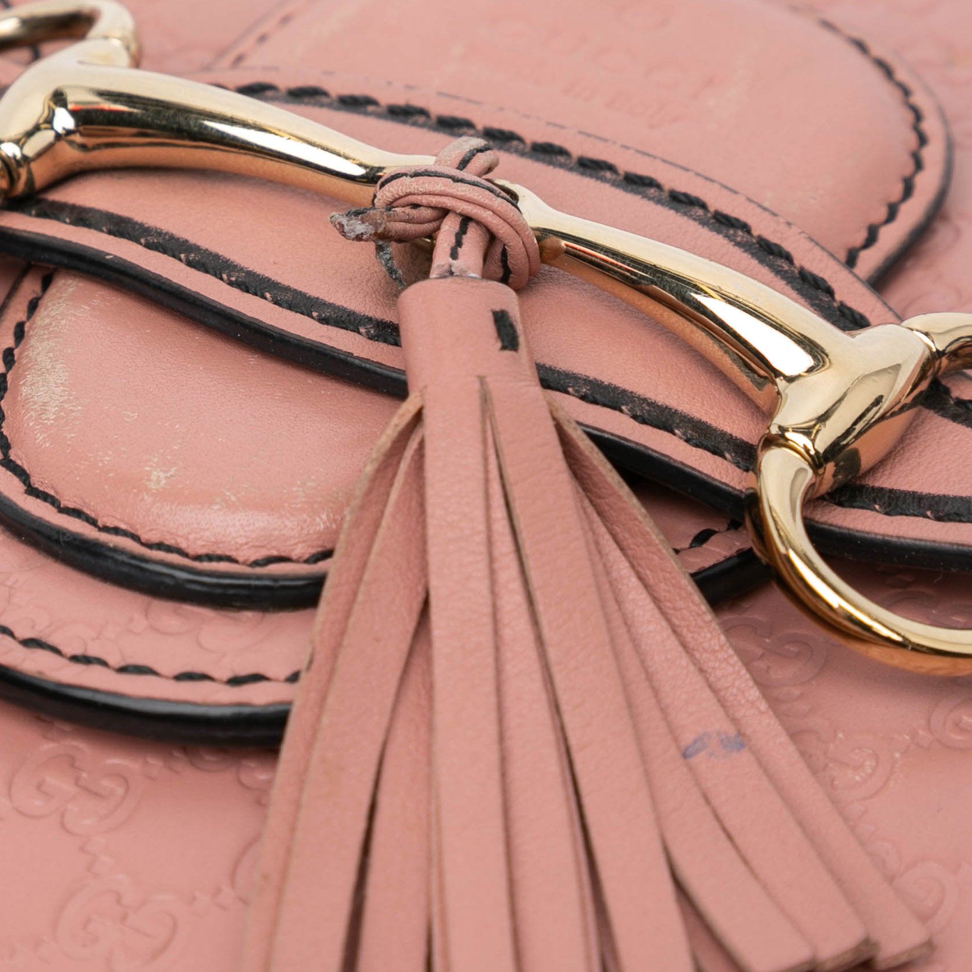 Gucci | Pre-Owned Medium Microguccissima Emily Shoulder Bag | Pink