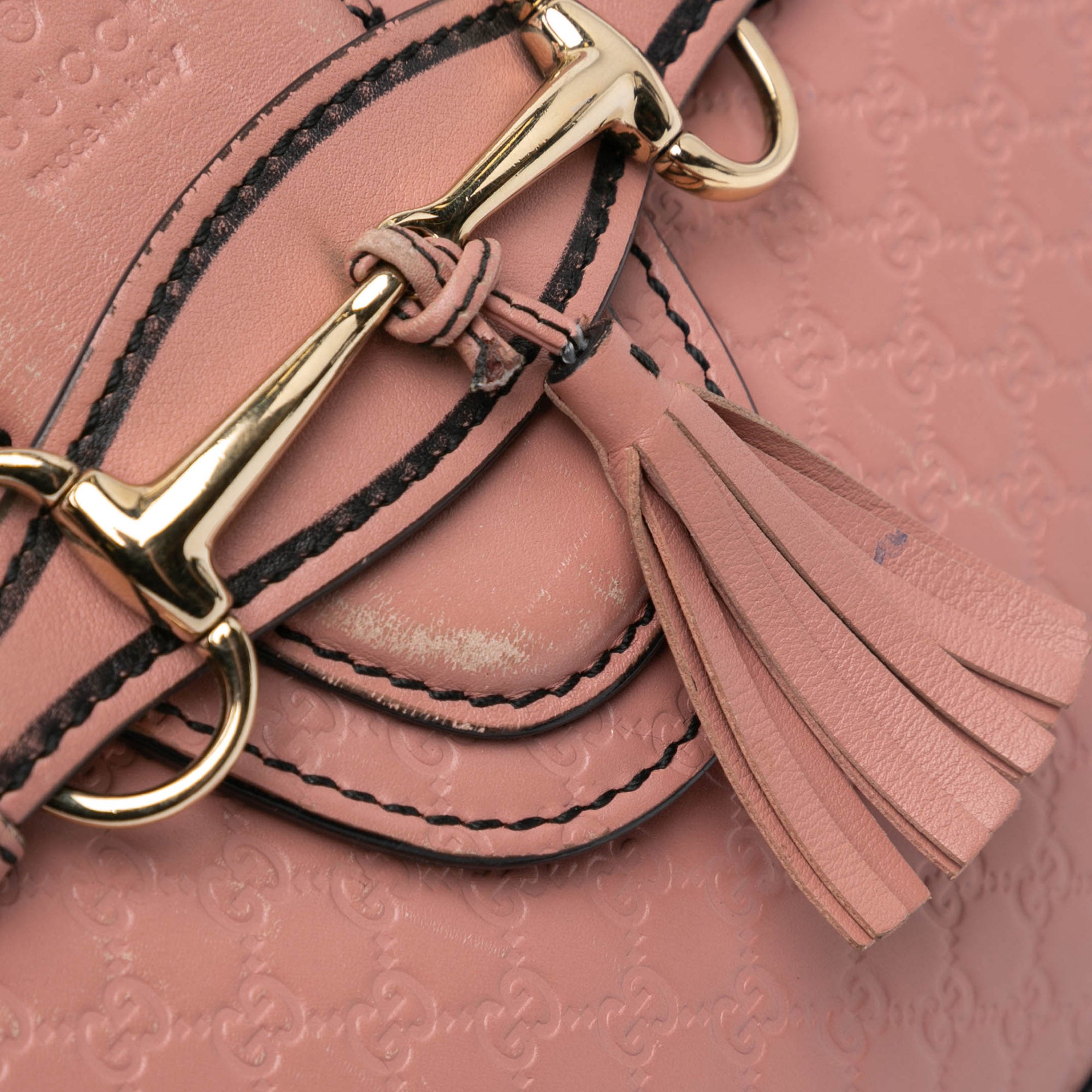 Gucci | Pre-Owned Medium Microguccissima Emily Shoulder Bag | Pink