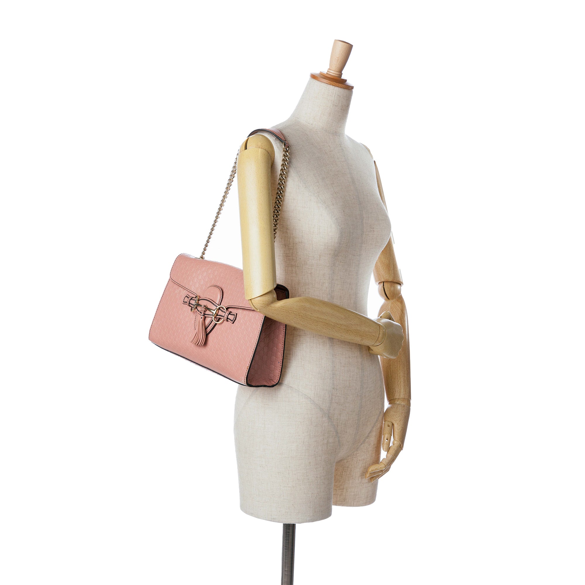 Gucci | Pre-Owned Medium Microguccissima Emily Shoulder Bag | Pink