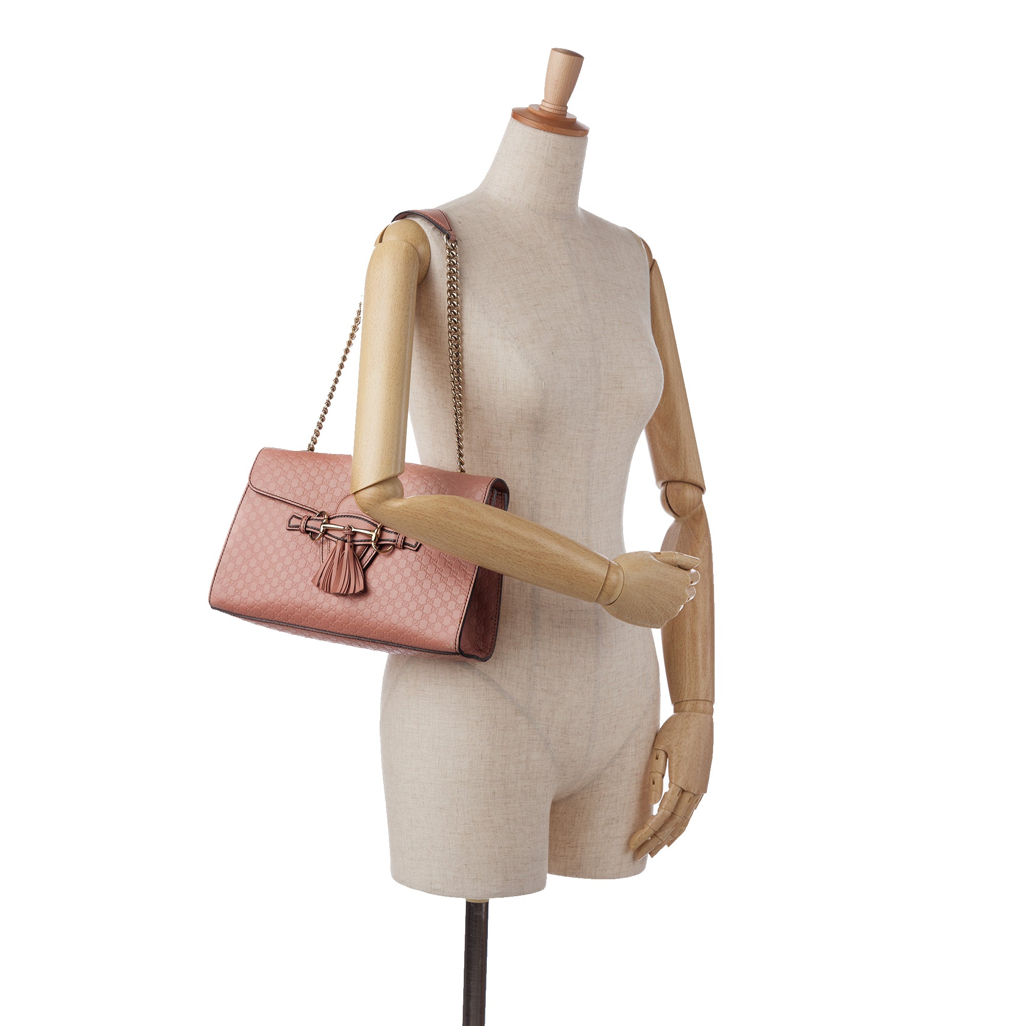 Gucci | Pre-Owned Medium Microguccissima Emily Shoulder Bag | Pink