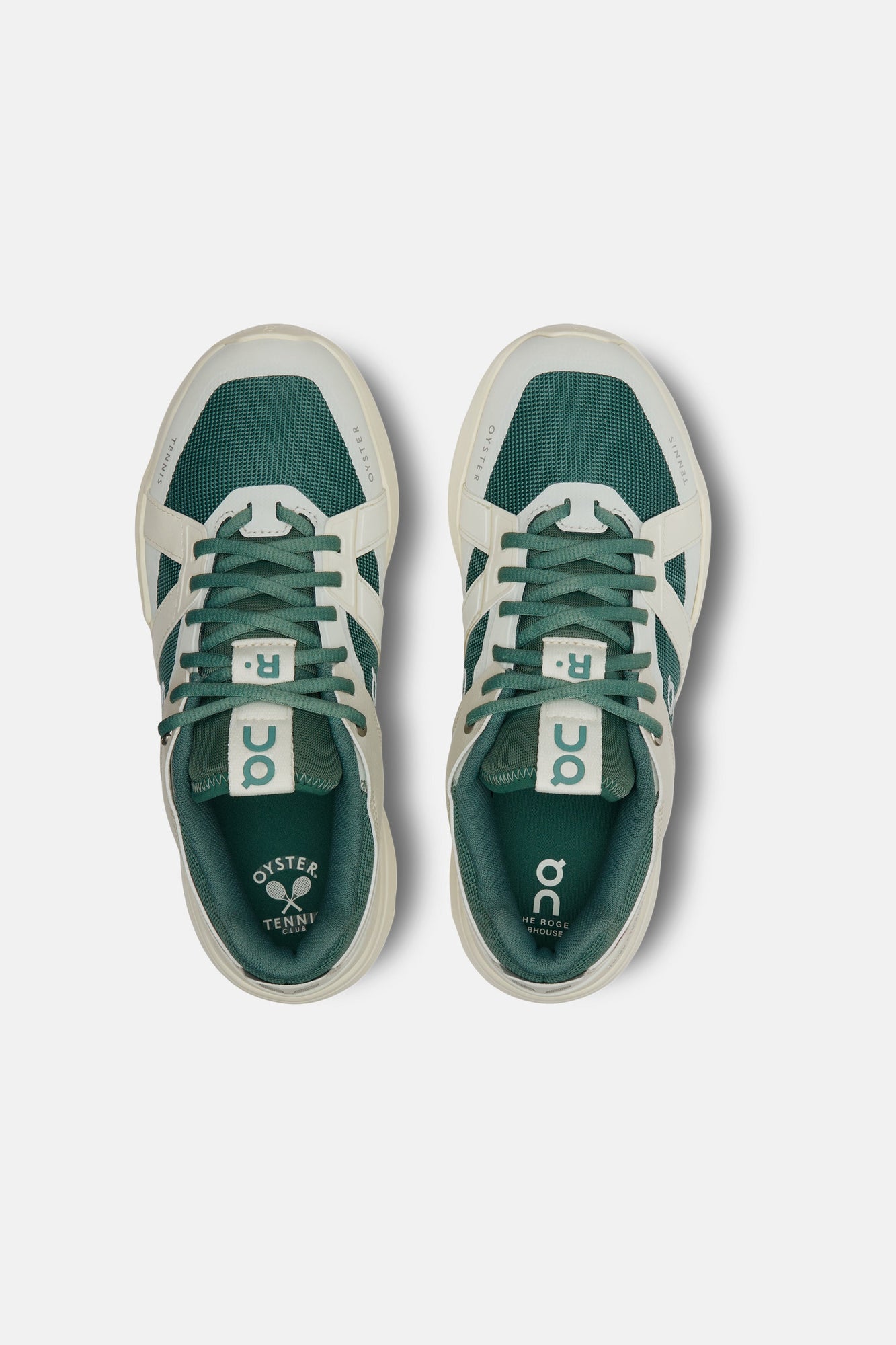 On | The Roger Clubhouse Pro Oyster Shoes | Ivory/Evergreen