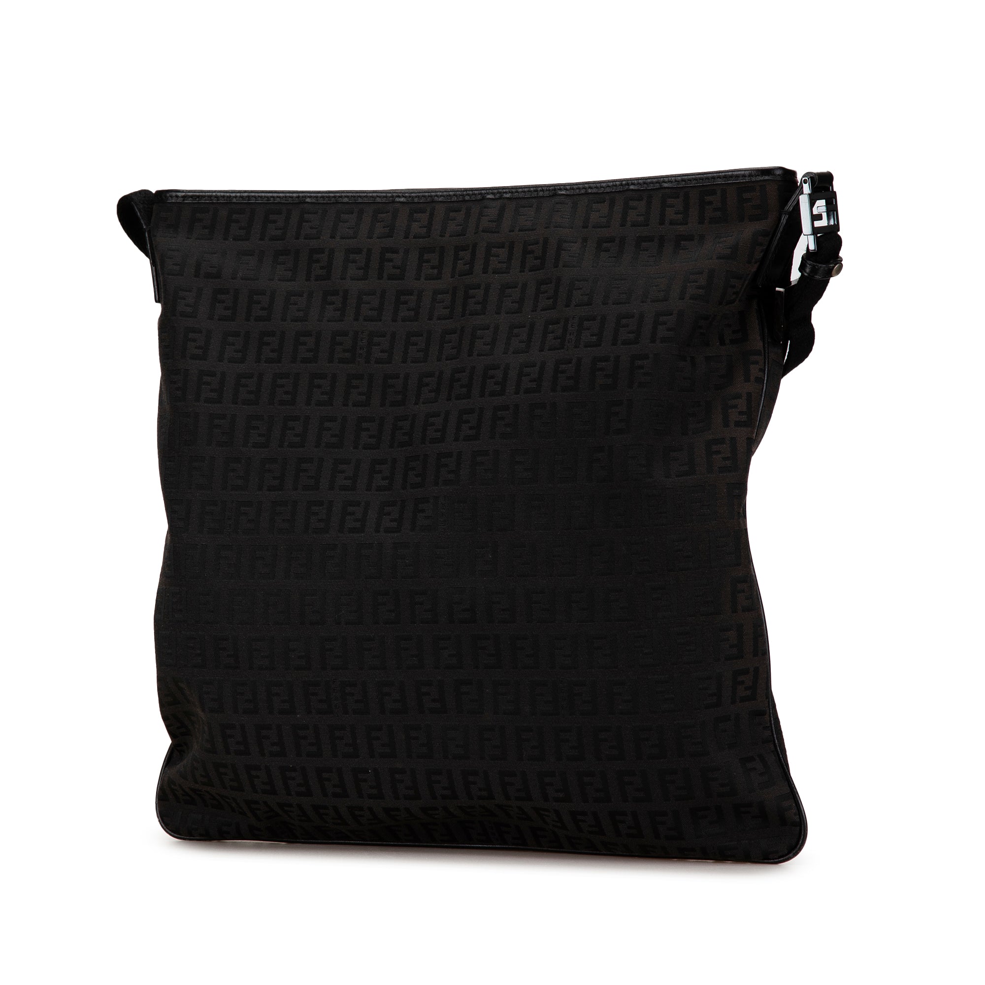 Fendi | Pre-Owned Zucchino Canvas Crossbody - I | Black