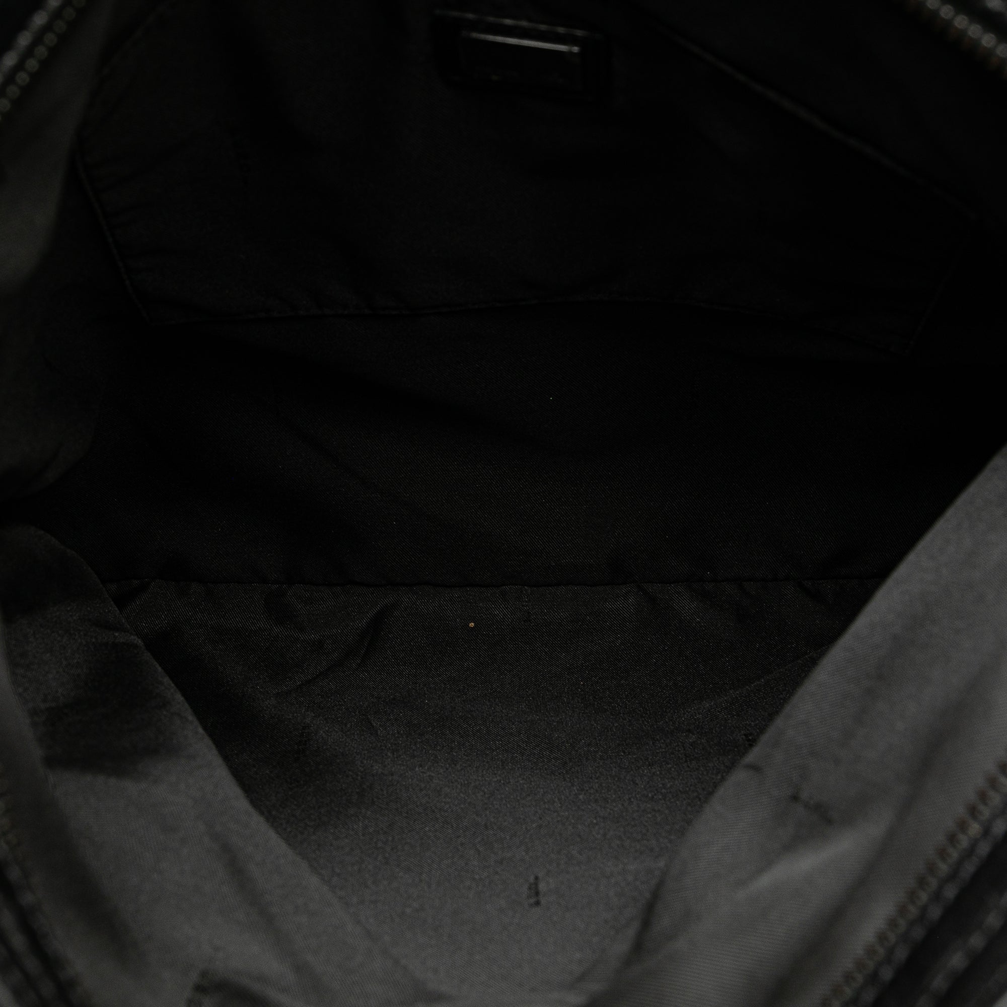 Fendi | Pre-Owned Zucchino Canvas Crossbody - I | Black