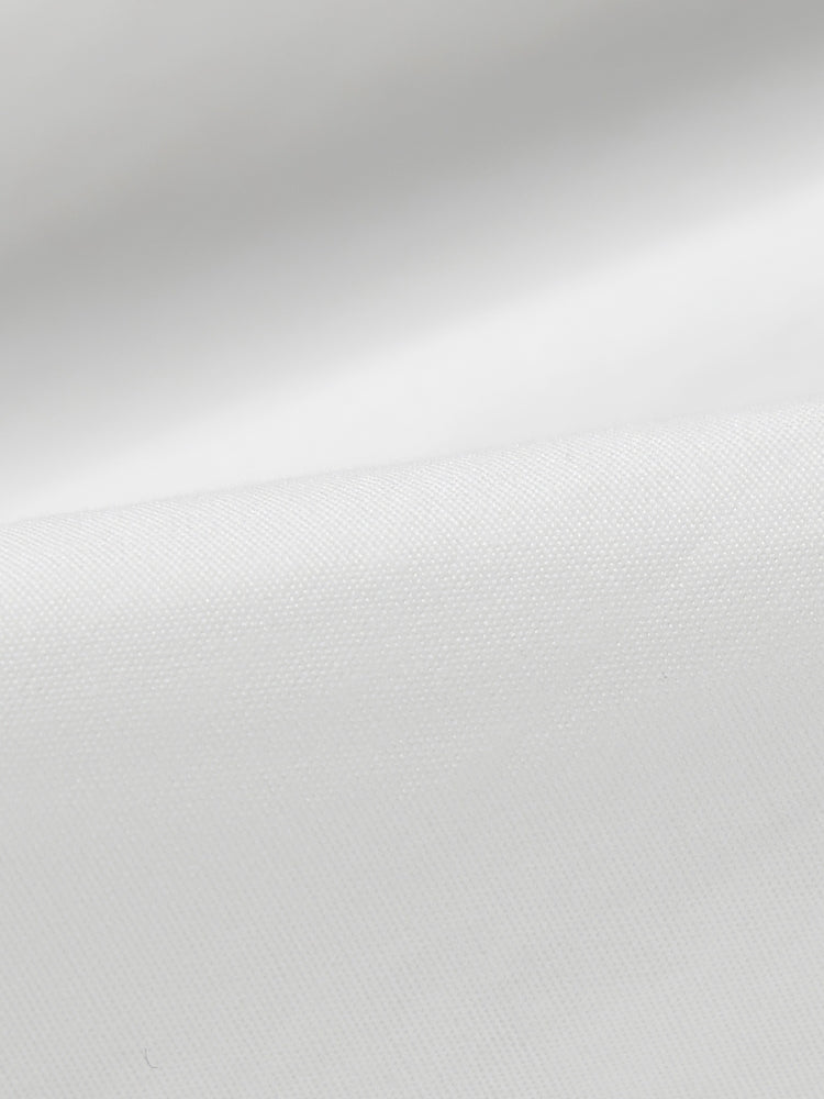 Stand Collar Blouse | White