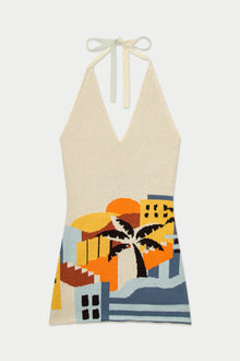 Havana Sunset Knit Dress | Beige