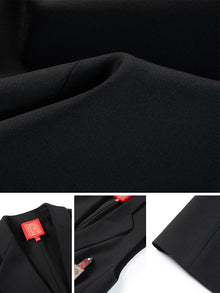 Retro Style Vest | Black