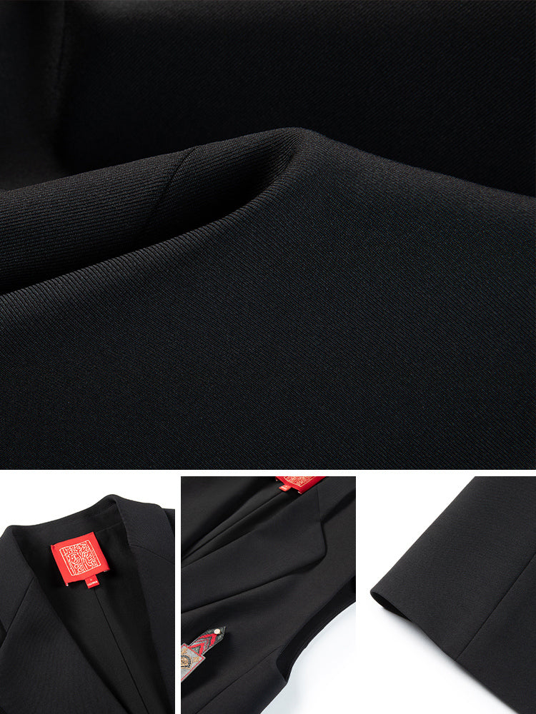 Retro Style Vest | Black