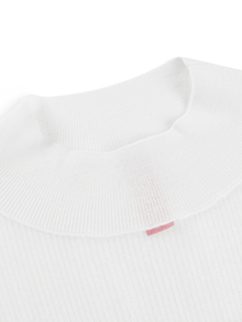 Elegant Wool Knit Sweater | White