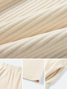 Slim-Cut Casual Track Trousers | Beige