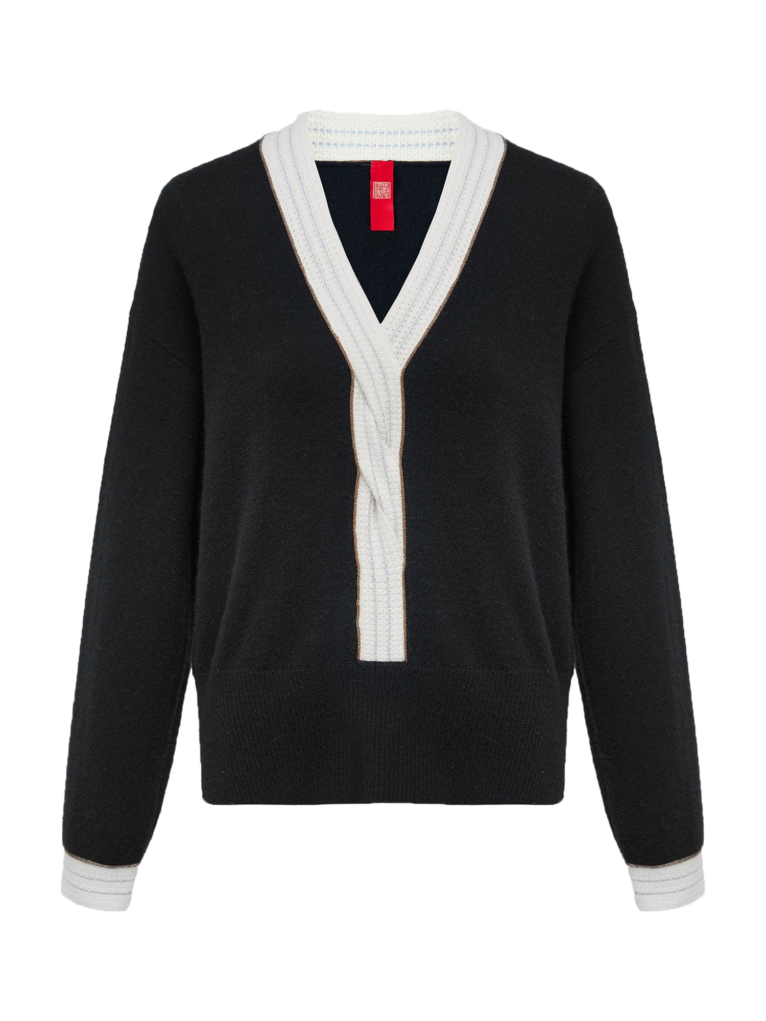Cashmere Knit Top | Black