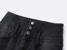 Springy Cropped Jeans | Grey
