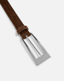 No. 10 Belt | Chocolate-Silver
