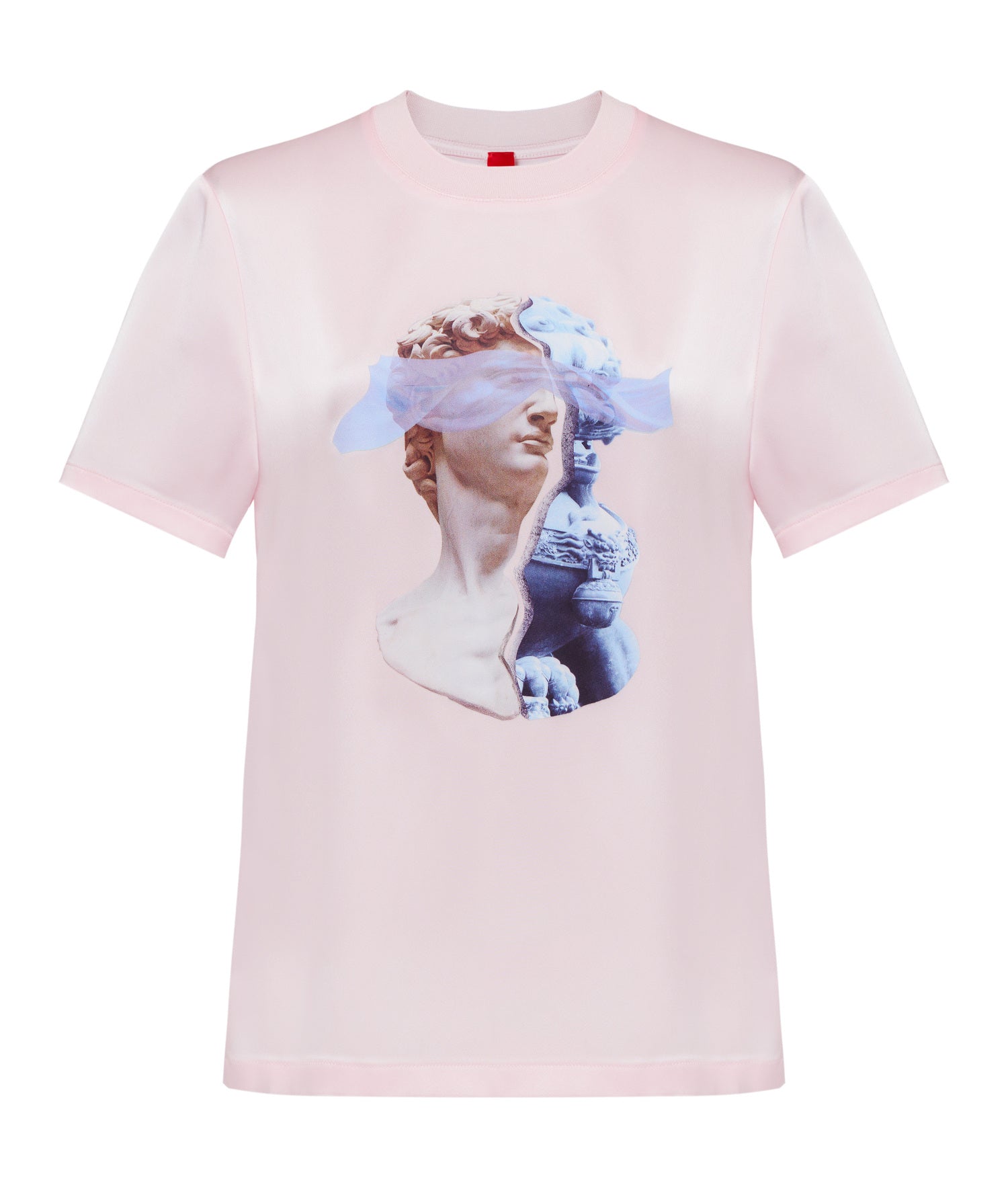 Acetic Acid Straight Shoulder Coat | Pink