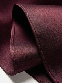 A-Line Skirt | Wine Red