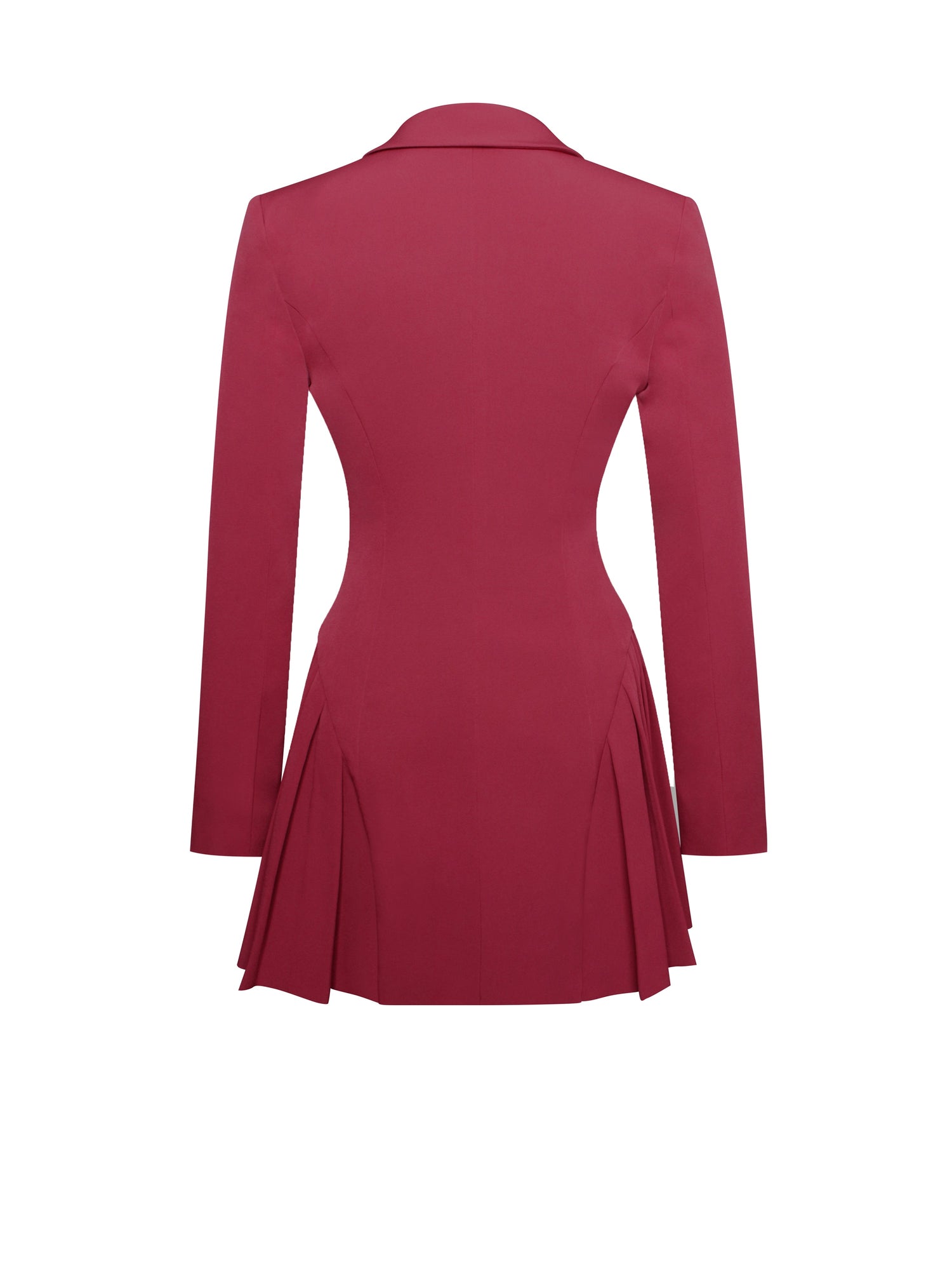 Miss Circle | Delia Blazer Dress with Pleated Detail