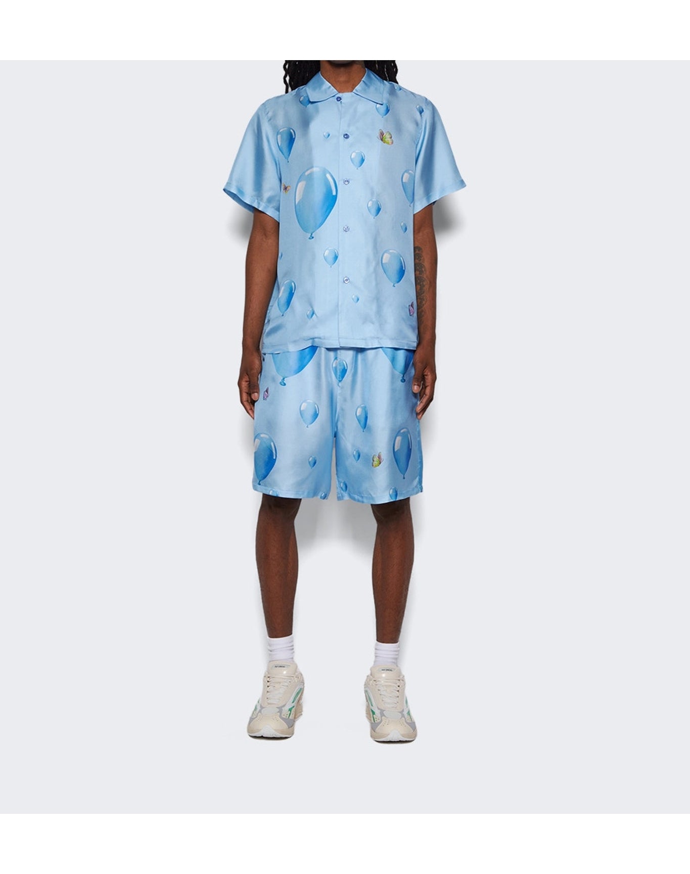 3.PARADIS | Men | Dreaming Balloons Shorts | Sky Blue