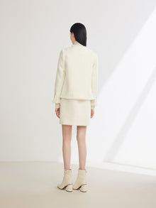 Parisian-Inspired Cotton Jacket | White