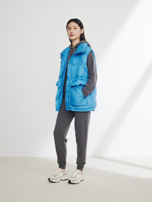Goose Down Vest | Blue
